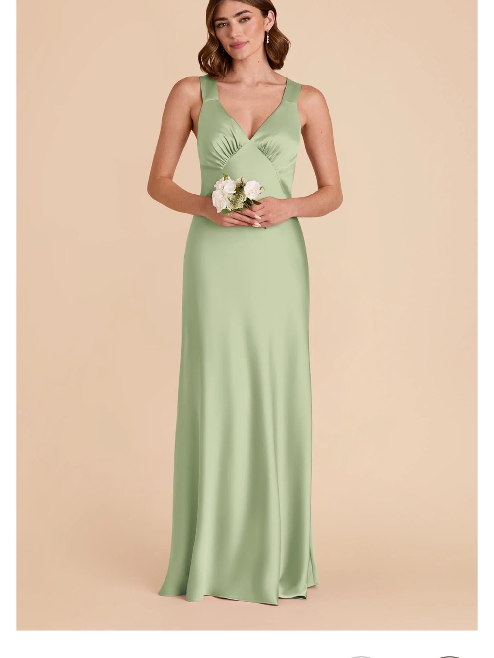 Birdy Grey Sleeveless V-Neck Sage Maxi Dress